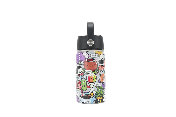 Insulated Water Bottle 12oz Craving Hawai'i Grey