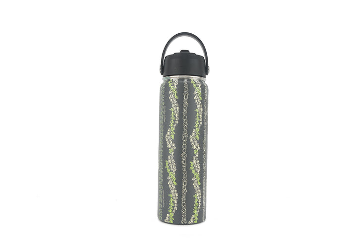 Insulated Water Bottle 24oz Pakalana Grey