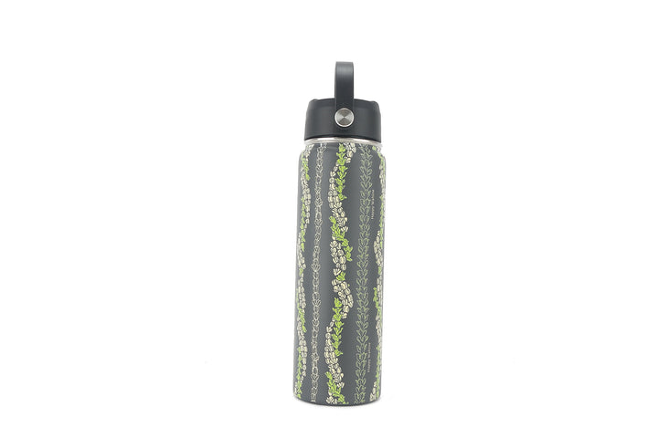 Insulated Water Bottle 24oz Pakalana Grey