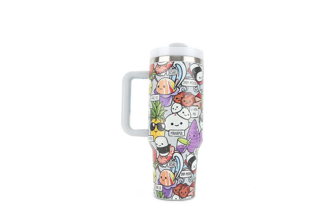 Insulated Tumbler 40oz Craving Hawaii Grey