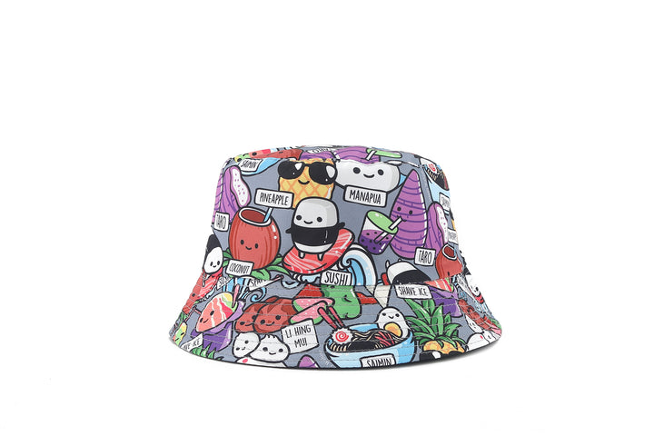 Bucket Hat Craving Hawaii Grey