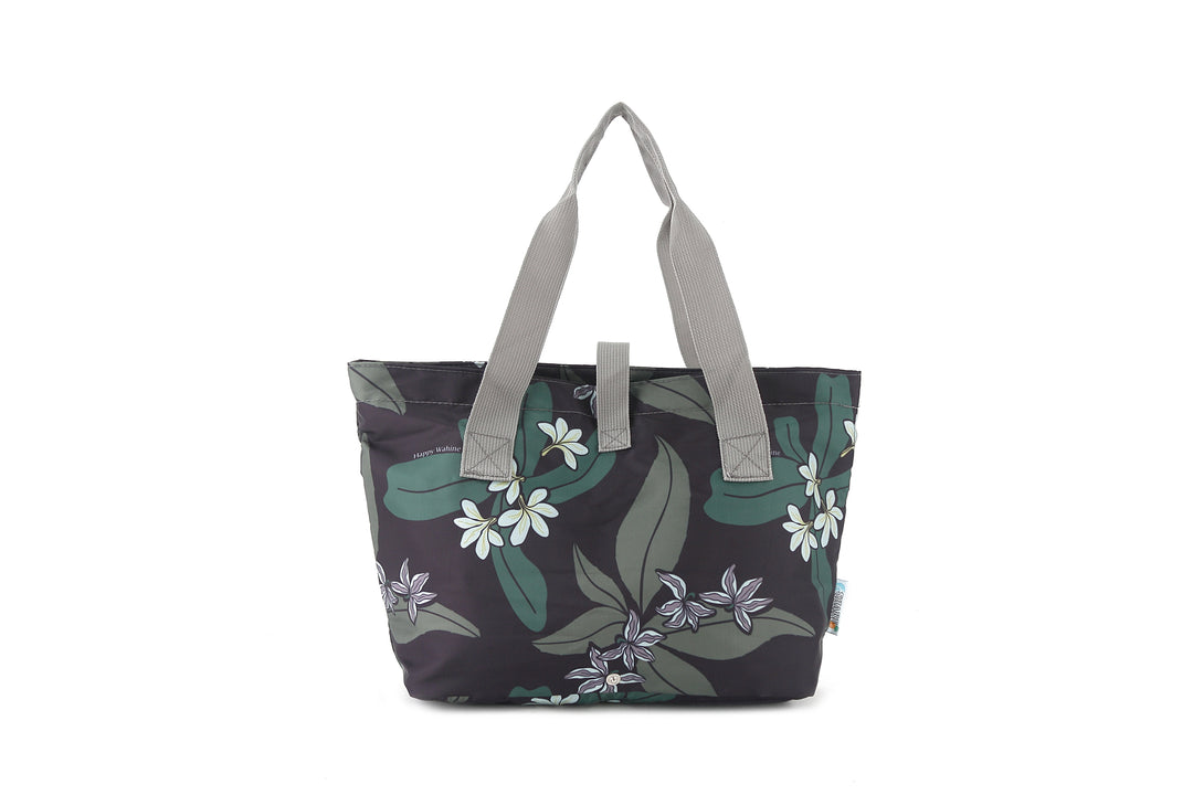 Compact Tote Jade Naupaka Grey