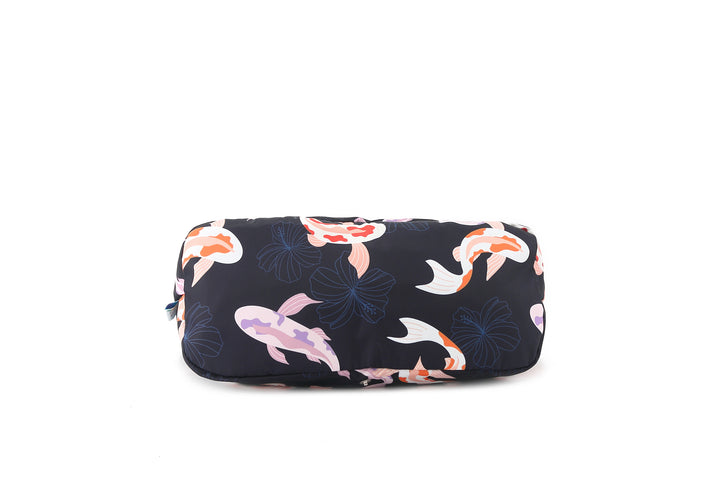 Compact Tote Jade Koi Navy