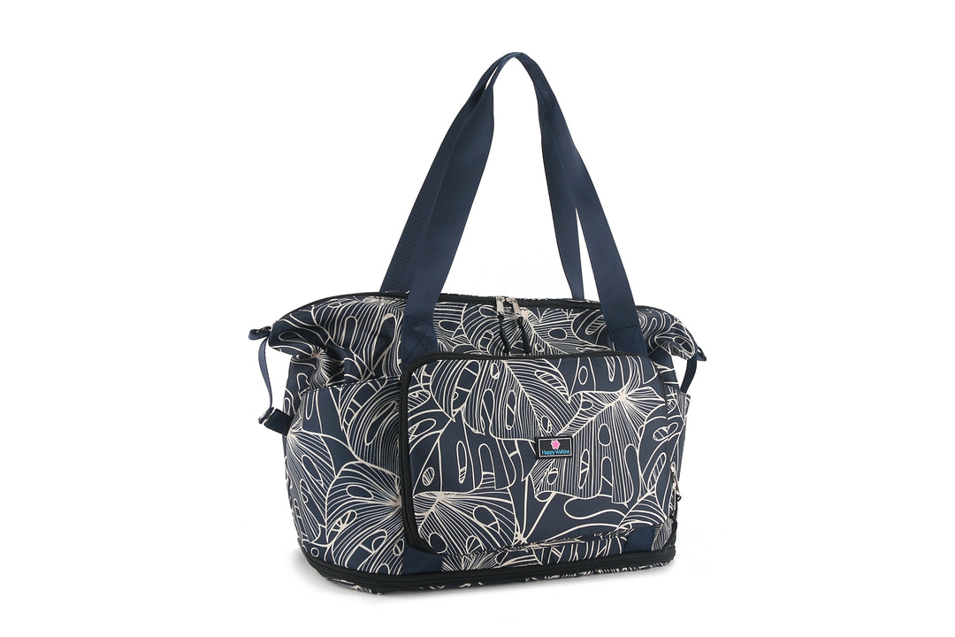 Foldable Duffle Sydney Monstera Lines Navy