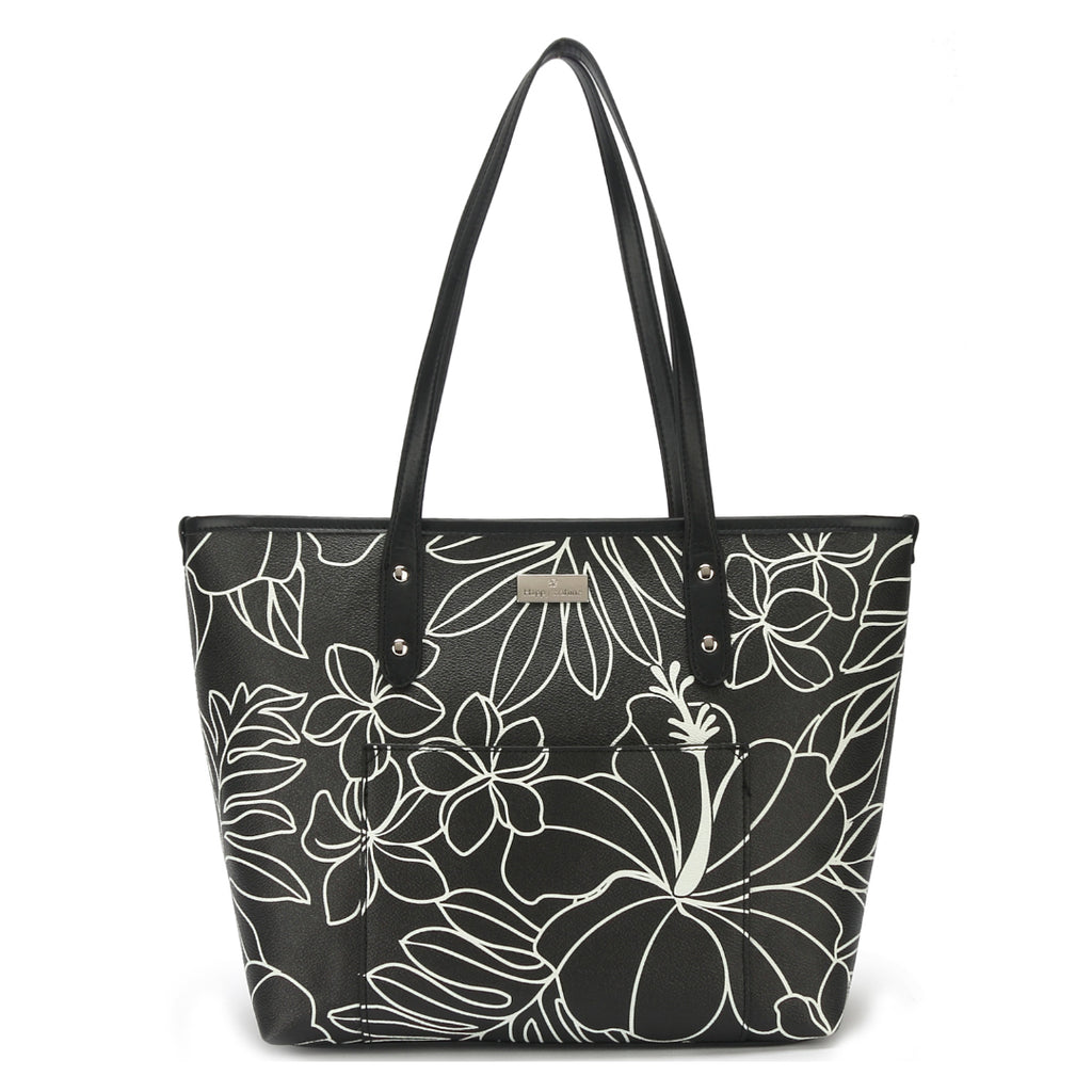 Hibiscus Shopping Tote Bag PM