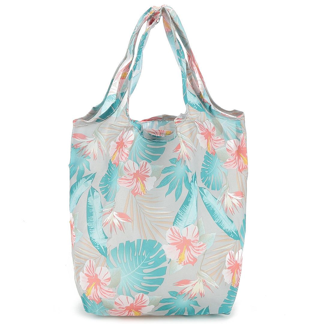 Foldable Bag Joy Hibiscus Grey – Happy Wahine