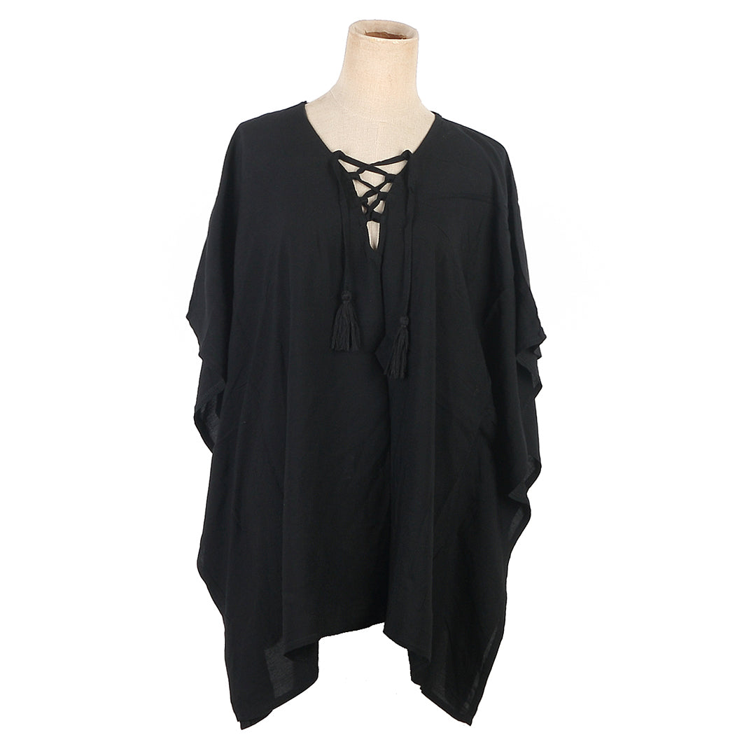 Coverup Nikki Solid Black – Happy Wahine